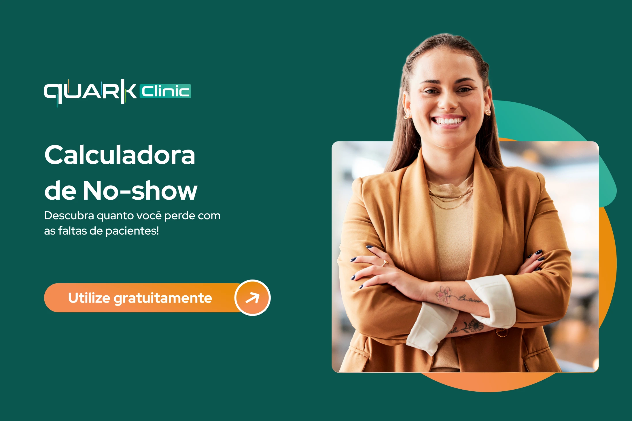 calculadora de no-show gratuita para entender o impacto financeiro desse índice e otimizar sua clínica ou consultório.