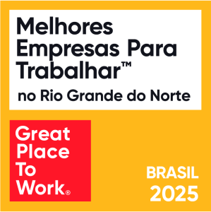 Imagem destacando as melhores empresas para trabalhar no Rio Grande do Norte em 2025, com destaque para Great Place To Work. Tema relevante para quem busca qualidade no ambiente de trabalho no Brasil.